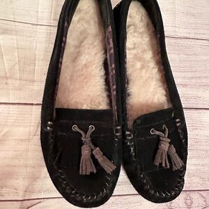 Ugg Black Women's Lizzy Moccasin Shoes